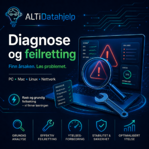 Diagnose og feilretting